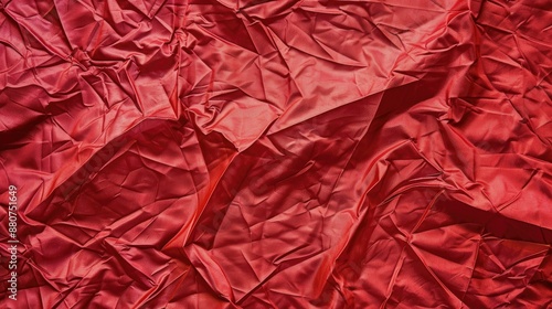Wallpaper Mural Red wrinkled background with crumpled taffeta Torontodigital.ca