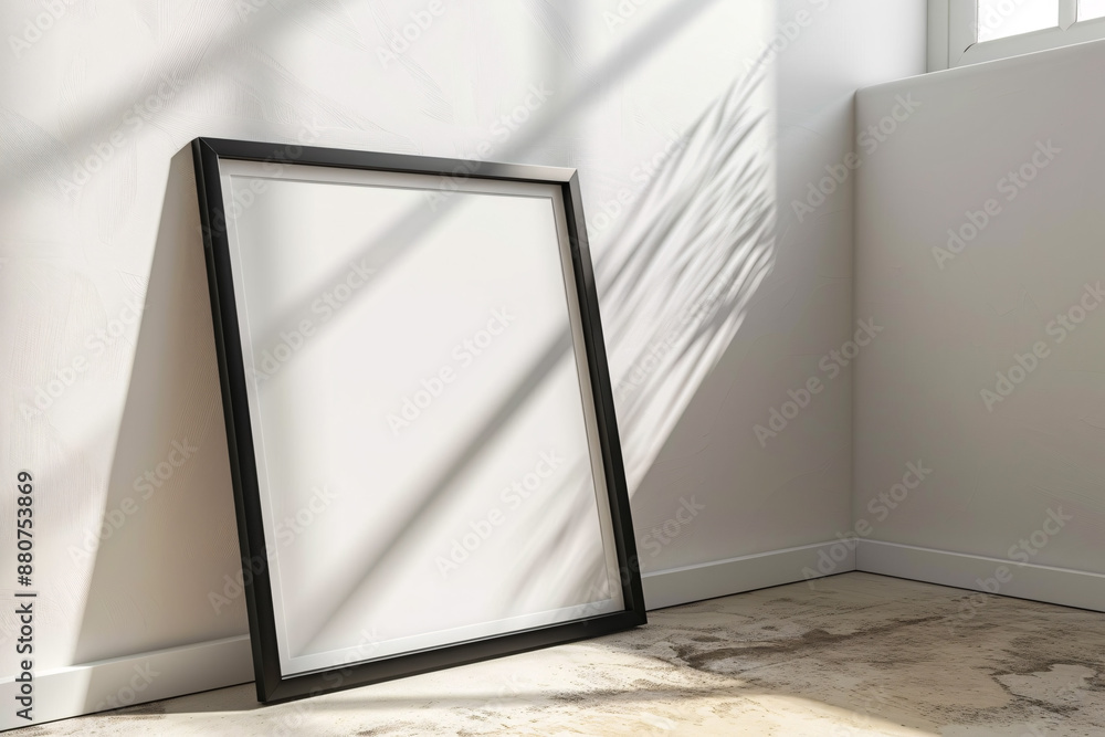 Mockup poster frame close up, 3d render Mockup poster frame close up, 3d render