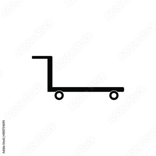 Goods trolley icon