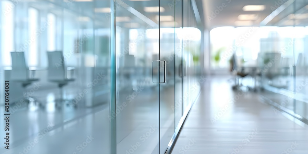 custom made wallpaper toronto digitalOffice with glass dividers and lighting fixtures for a modern touch. Concept Modern Office Design, Glass Dividers, Lighting Fixtures, Contemporary Workspace