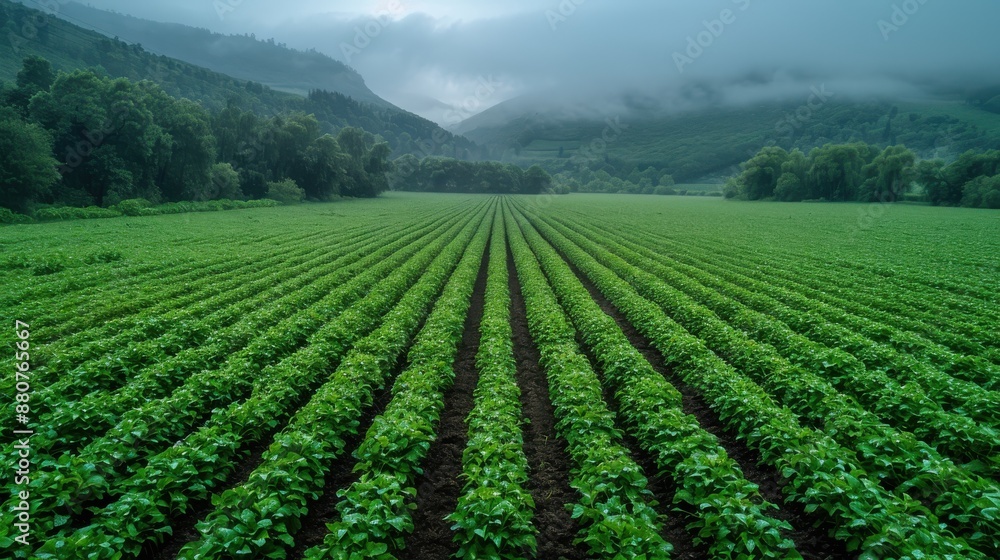 Smart agriculture technology, automated farming equipment, lush green fields, precision farming techniques, sustainable practices, future farming Smart agriculture technology, automated farming equipment, lush green fields, precision farming techniques, sustainable practices, future farming