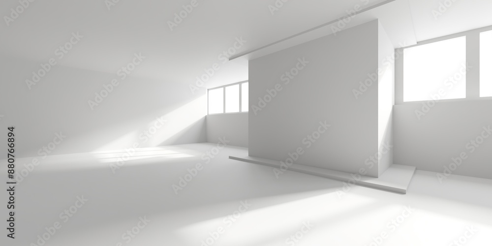 White elegant empty space. White wall room background. Abstract interior White elegant empty space. White wall room background. Abstract interior