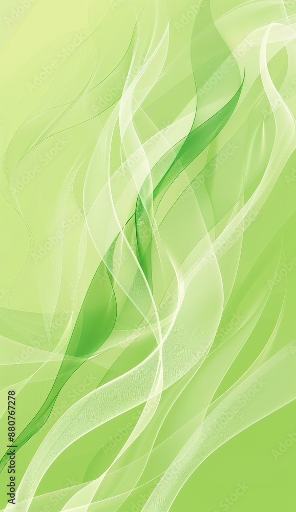 abstract background with light green color, smoke waves, white and green color, minimalistic design abstract background with light green color, smoke waves, white and green color, minimalistic design