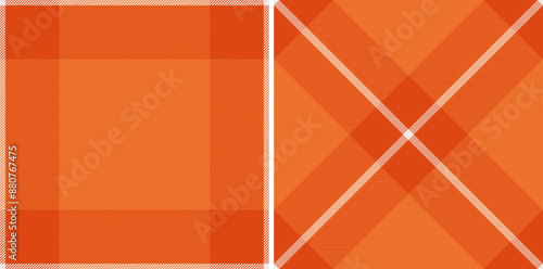 Texture background vector of fabric textile plaid with a check tartan pattern seamless. Set in gold colors for school uniform trends.
