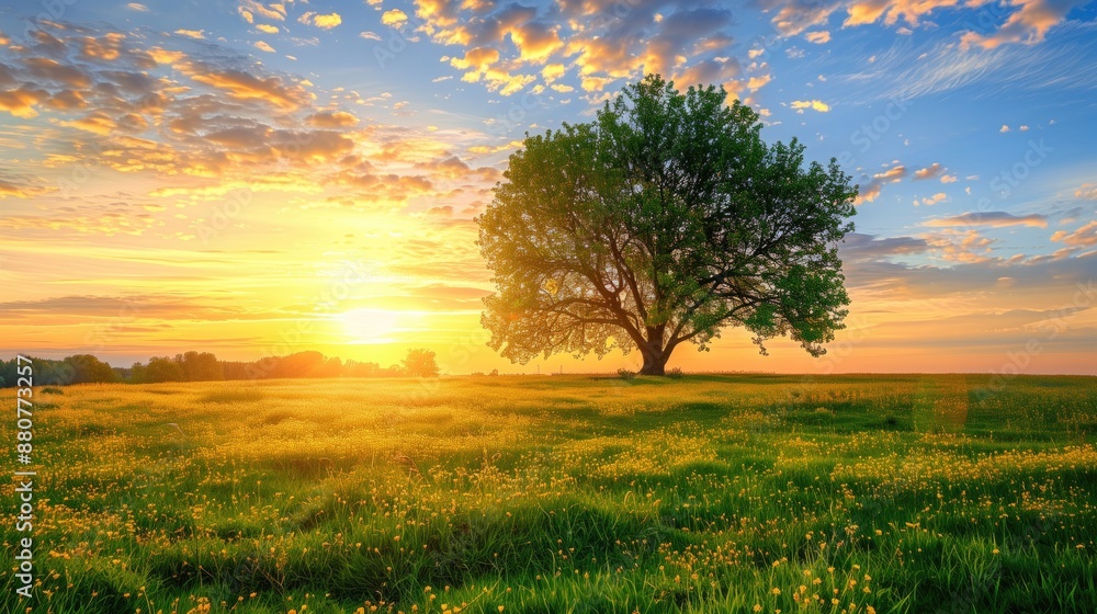 Obraz premium Free good morning scene wallpaper background photo