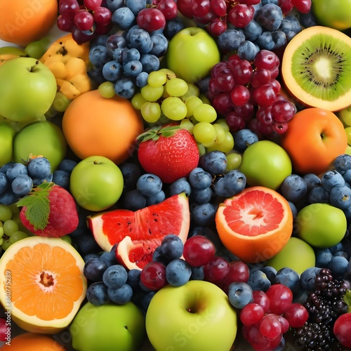 fresh fruits and berries