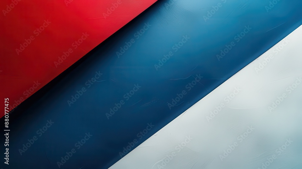Red White and Blue Painted Surface Red White and Blue Painted Surface
