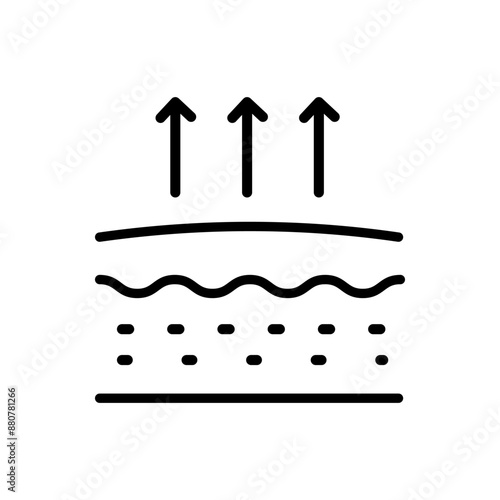 Facial Skin Care Cleansing Line Pictogram. Unclog Skin Face of Dust and Dirty Blackhead Outline Icon. Skin Treatment Icon. Isolated Vector Illustration.