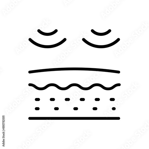 Beauty and cosmetology isolated outline icon. Microcurrent concept line icon. Beauty Peeling Device. Sonic Skin Scrubber. Correction, rejuvenation, anti-aging procedure. Body care prophylactic theme.