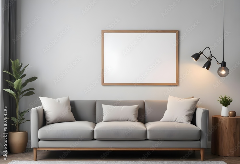 Frame mockup, ISO A paper size. Bedroom poster mockup. Modern interior design. Living room Interior mockup with house background. 3D render Frame mockup, ISO A paper size. Bedroom poster mockup. Modern interior design. Living room Interior mockup with house background. 3D render