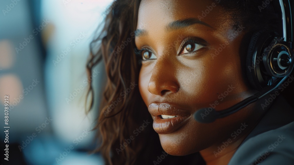 Close-up shot of a person wearing a headset, possibly in a gaming or audio context Close-up shot of a person wearing a headset, possibly in a gaming or audio context