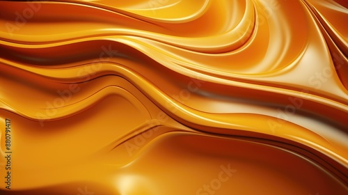 3d rendering of abstract flowing wavy liquid background