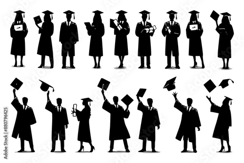 Graduate silhouette