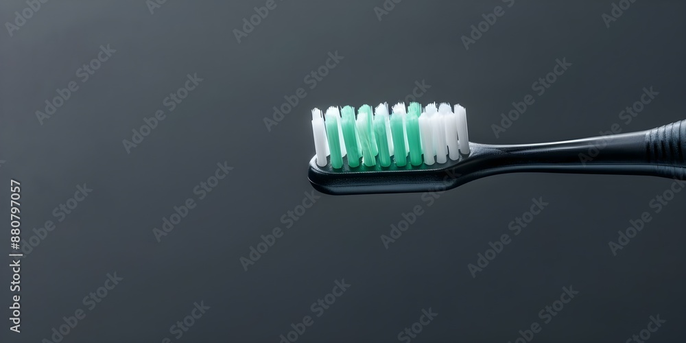 Electric Toothbrush on Black Background for Dental Hygiene Concept. Concept Dental Hygiene, Electric Toothbrush, Black Background, Health Concept, Oral Care Electric Toothbrush on Black Background for Dental Hygiene Concept. Concept Dental Hygiene, Electric Toothbrush, Black Background, Health Concept, Oral Care