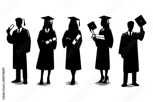 Graduate silhouette