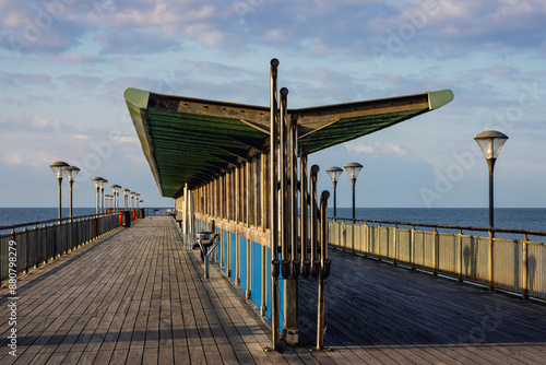 Boscombe pier near Bournemouth in Dorset, England photo