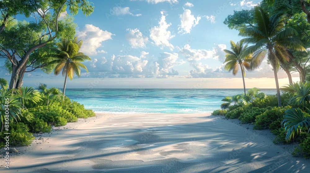 Fototapeta premium Tropical Beach Paradise