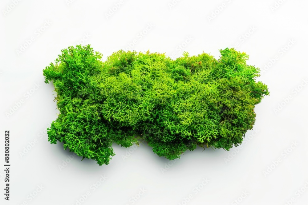 A collection of various green plants arranged on a white surface A collection of various green plants arranged on a white surface