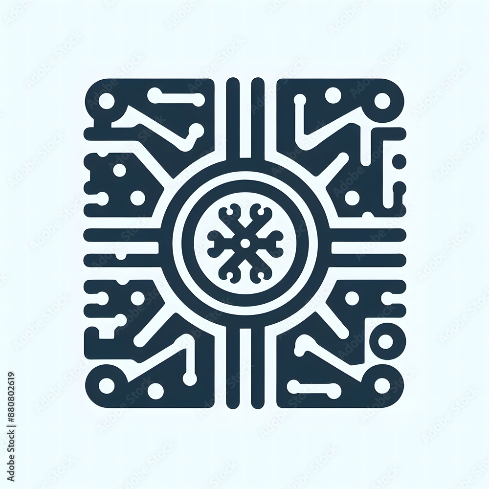 AI Generate of Circuit Board Icon, Vector, Graphic illustration. Suitable for website design, logo, app, template, and ui AI Generate of Circuit Board Icon, Vector, Graphic illustration. Suitable for website design, logo, app, template, and ui