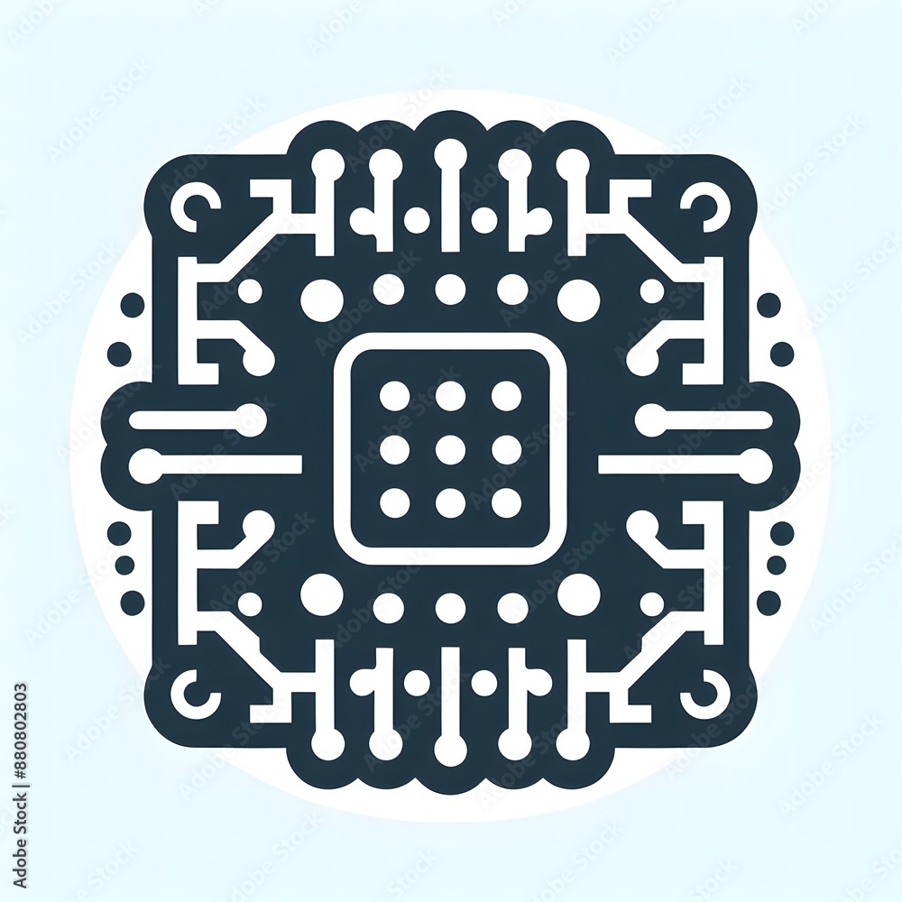 AI Generate of Circuit Board Icon, Vector, Graphic illustration. Suitable for website design, logo, app, template, and ui AI Generate of Circuit Board Icon, Vector, Graphic illustration. Suitable for website design, logo, app, template, and ui