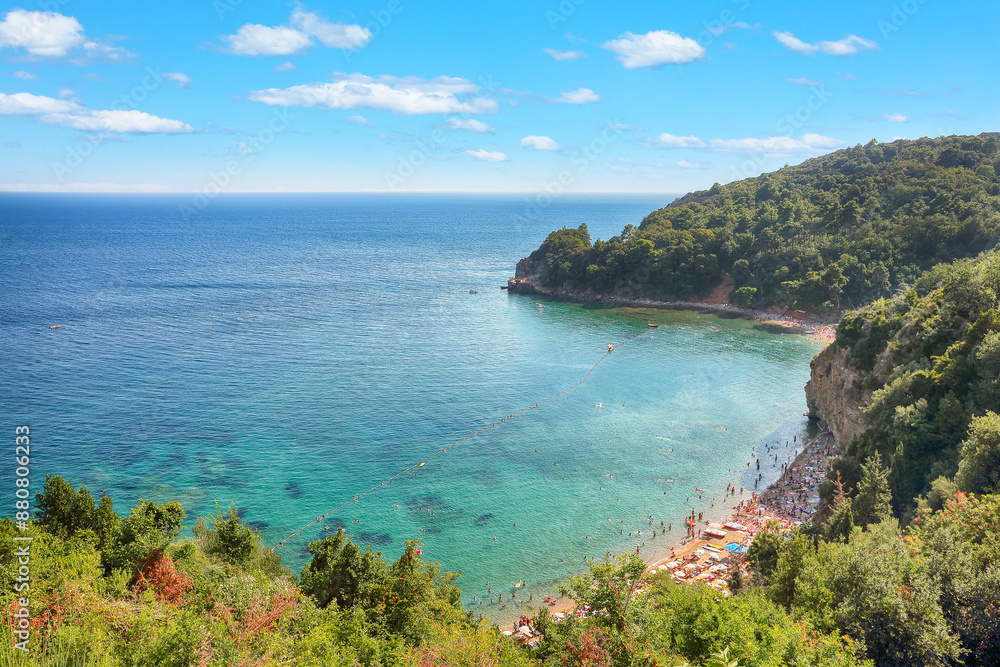 Montenegro wild beach landscape. Montenegro wild beach landscape.