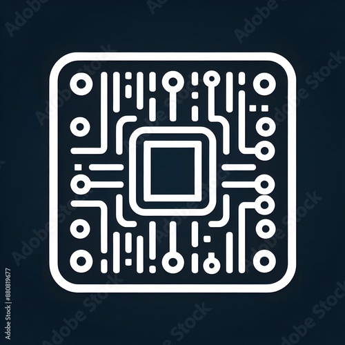 Wallpaper Mural AI Generate of Circuit Board Icon, Vector, Graphic illustration. Suitable for website design, logo, app, template, and ui Torontodigital.ca