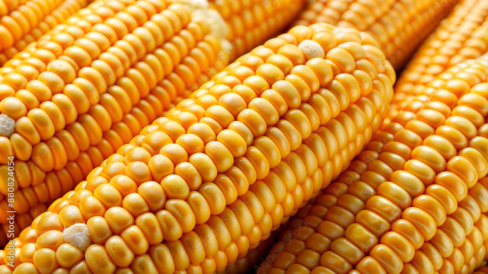 Close-up of corn.
Close-up of corn.