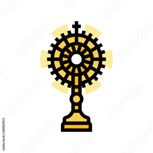 corpus christi feast catholic holiday color icon vector. corpus christi feast catholic holiday sign. isolated symbol illustration