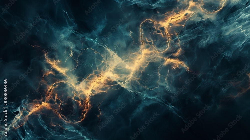 Abstract Swirling Glowing Nebula Abstract Swirling Glowing Nebula
