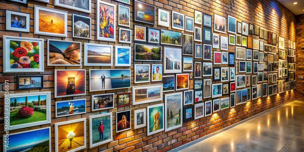 A picture on a wall informative Vibrant engaging Generative By AI A picture on a wall informative Vibrant engaging Generative By AI