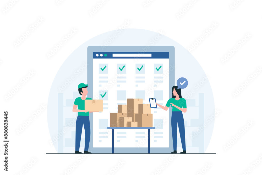 Efficient Warehouse Team Using Technology for Inventory Management. Efficient Warehouse Team Using Technology for Inventory Management.