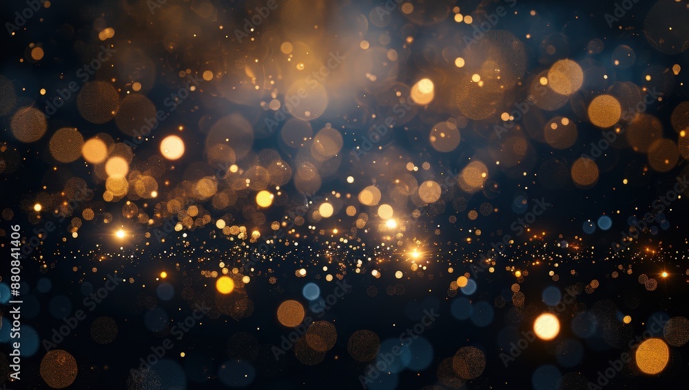 Blurred Bokeh Background with Sparkling Lights for Festive Celebration Decorations Blurred Bokeh Background with Sparkling Lights for Festive Celebration Decorations