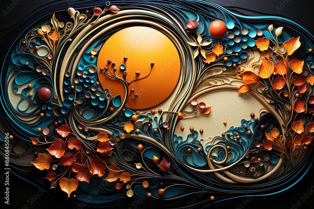 A vibrant abstract. Ultra - detailed textures and bold, dynamic lines create an intricate, captivating composition. A vibrant abstract. Ultra - detailed textures and bold, dynamic lines create an intricate, captivating composition.