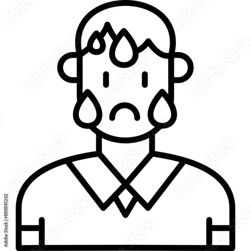 Sweating Icon
