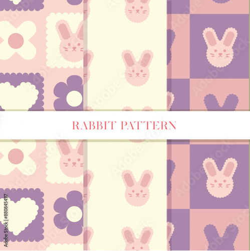 Cute Rabbit Patterns Collection