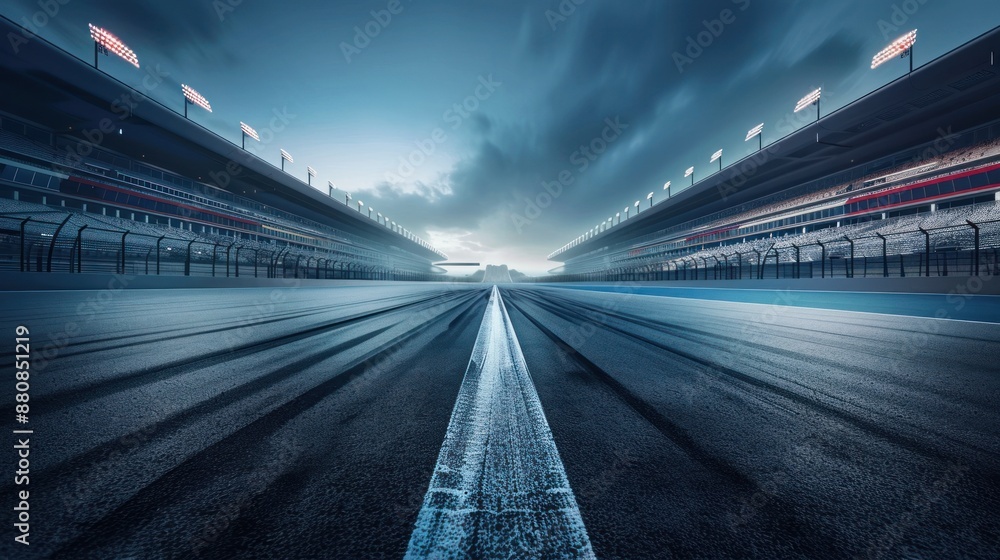 Race Track Perspective Race Track Perspective
