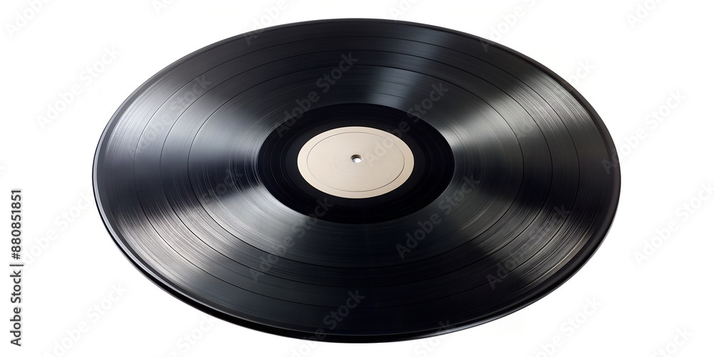 Fototapeta premium Schallplatte Vinyl Schellack Vinylscheibe Scheibe Platte AI Generative