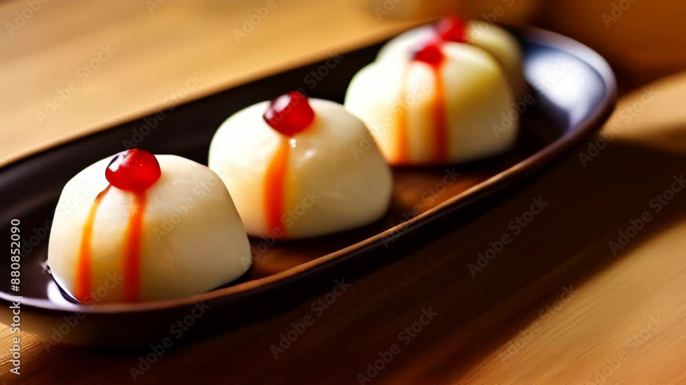 Deliciously crafted desserts ready to be savored Deliciously crafted desserts ready to be savored