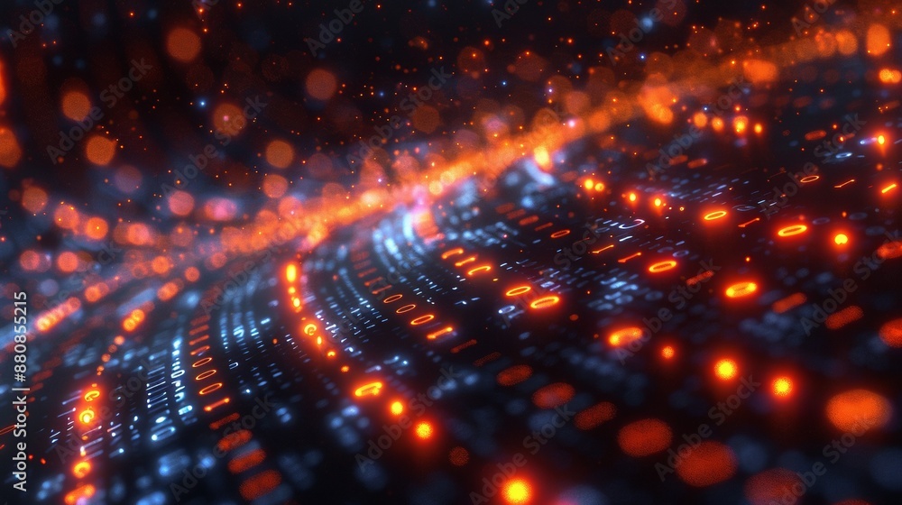 Abstract Digital Background with Binary Code and AI Algorithms Abstract Digital Background with Binary Code and AI Algorithms