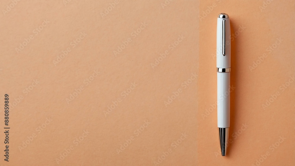 aesthetic generic slim white pen vertically isolated i background aesthetic generic slim white pen vertically isolated i background