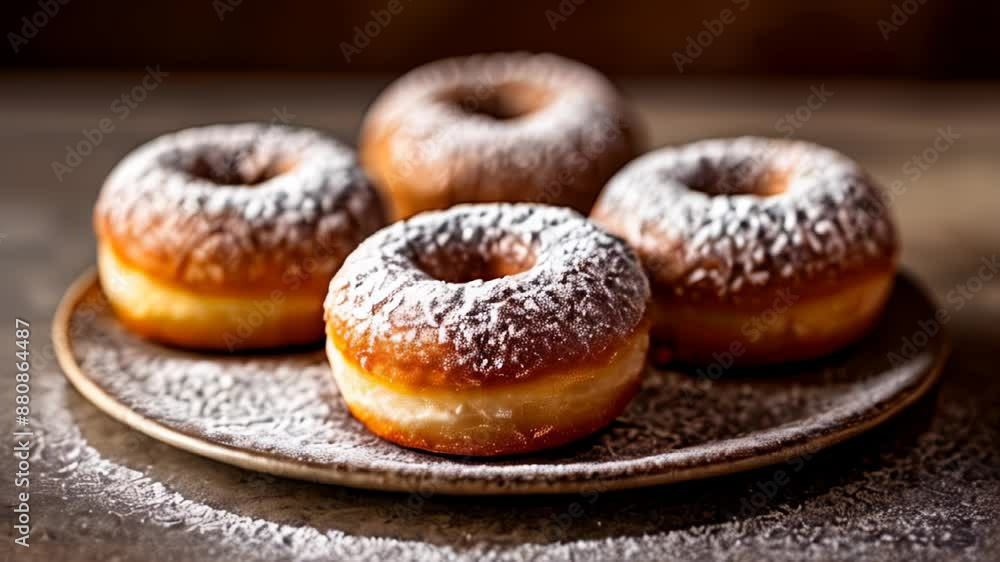 Deliciously tempting pastries ready to be savored Deliciously tempting pastries ready to be savored