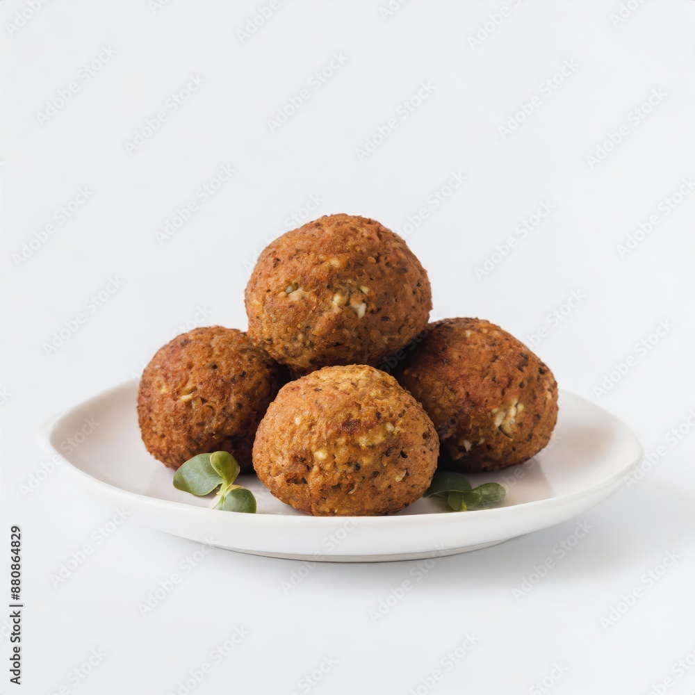 Falafel isolated on white background Falafel isolated on white background