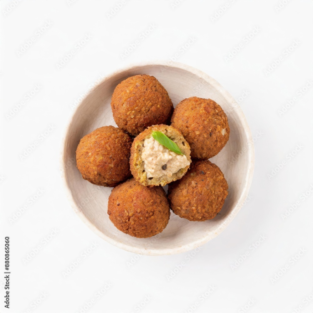 Falafel isolated on white background Falafel isolated on white background