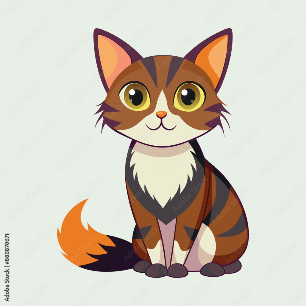 Portrait of a surprised cat Scottish Straight Portrait of a surprised cat Scottish Straight