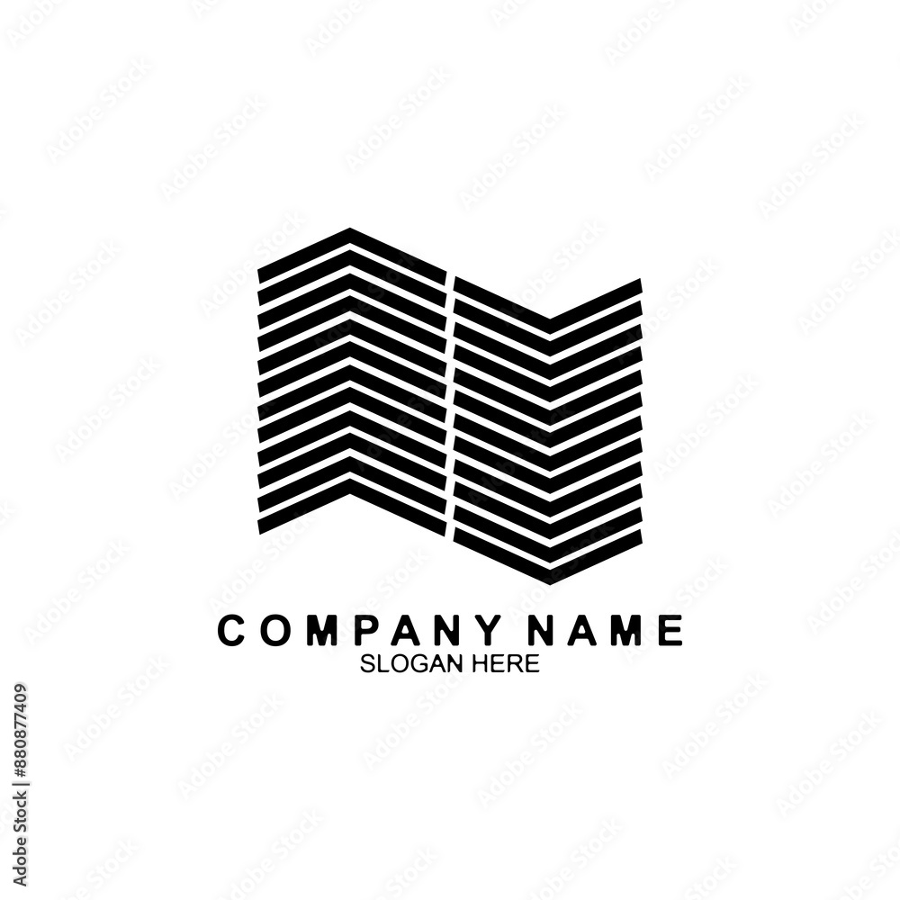 Real estate logo design. Perspective view of modern building. Residence logo template. Construction logo. Twin skyscraper logo ideas. Real estate logo design. Perspective view of modern building. Residence logo template. Construction logo. Twin skyscraper logo ideas.