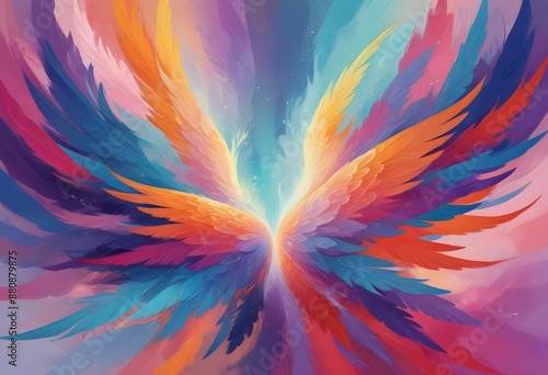 wings abstract background
