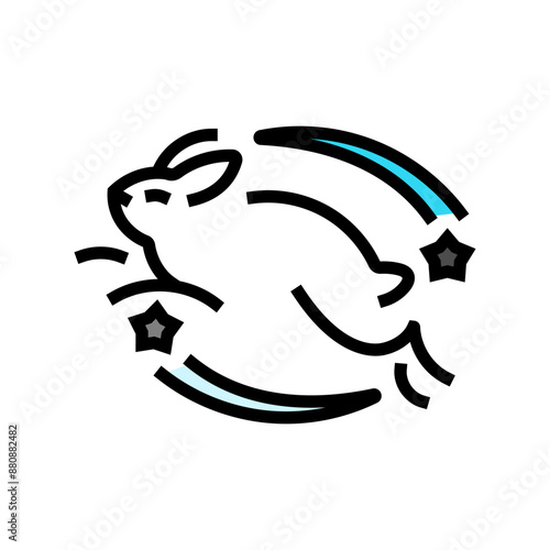 cruelty free product label warning color icon vector. cruelty free product label warning sign. isolated symbol illustration