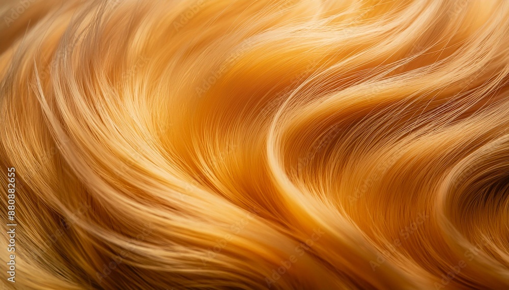 abstract golden and blue fur wave orange background abstract golden and blue fur wave orange background