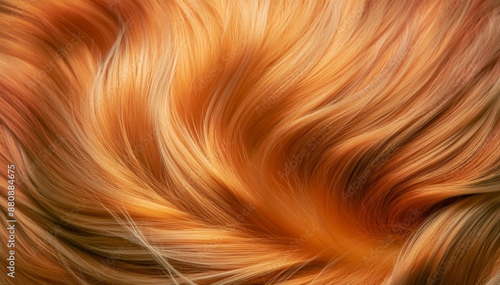 abstract golden and blue fur wave orange background abstract golden and blue fur wave orange background