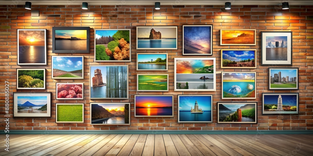 A picture on a wall informative Vibrant engaging AI Generative A picture on a wall informative Vibrant engaging AI Generative